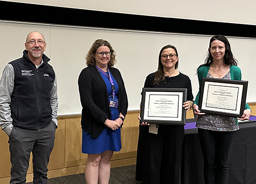 Pharmaclgy Facly Member and Almna Hnred Dring 2025 Driskill Day Celebrain